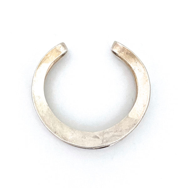 Hans Hansen heavy silver double cuff bracelet
