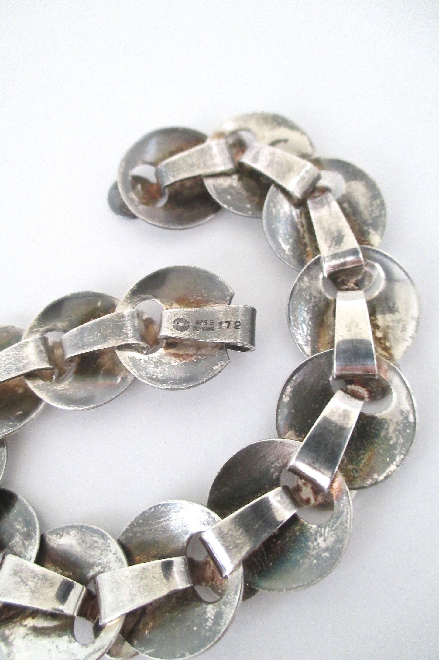 Georg Jensen silver link bracelet #172 ~ Ibe Dahlquist