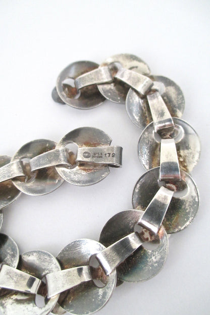 Georg Jensen silver link bracelet #172 ~ Ibe Dahlquist