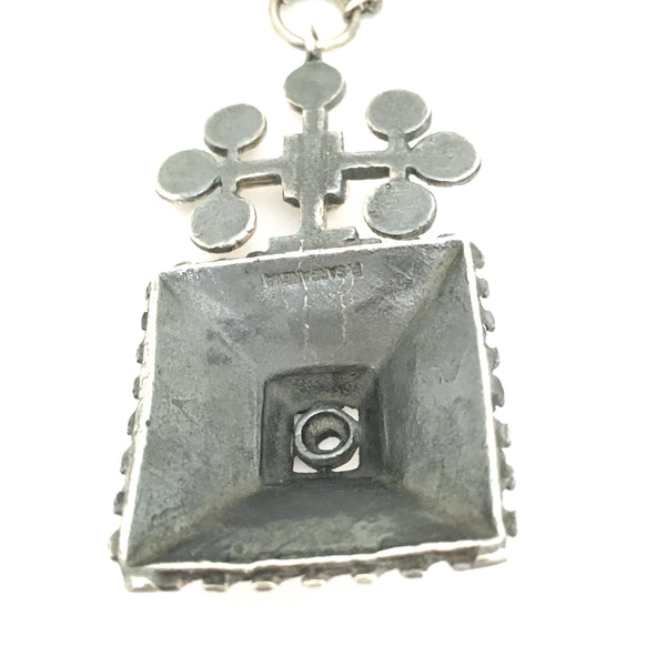 Pentti Sarpaneva Finland large dimensional pendant necklace