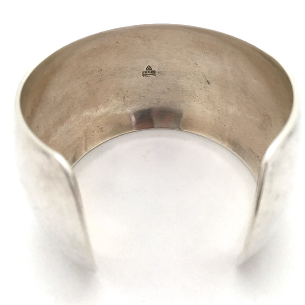 Anton Michelsen extra wide silver cuff bracelet