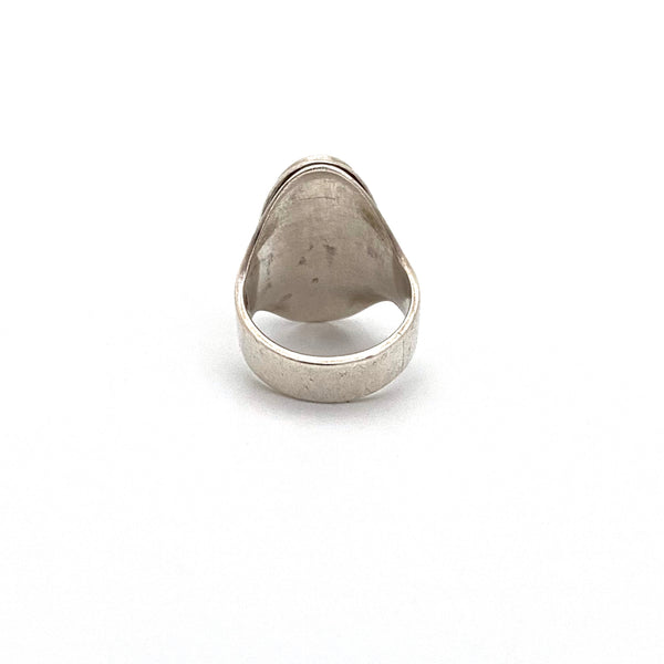 Darla Hesse silver & 14k gold ring