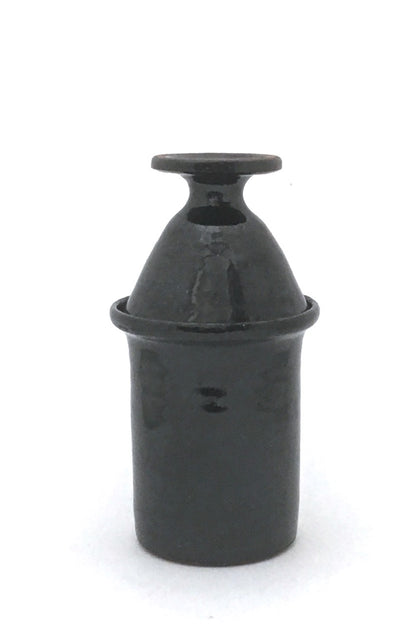 Jan van der vaart Netherlands early signed glazed ceramic unique lidded vessel 1961