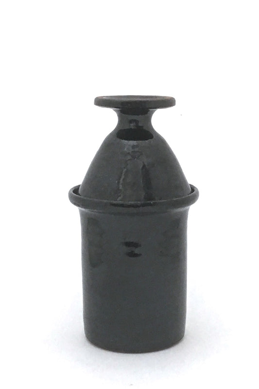 Jan van der vaart Netherlands early signed glazed ceramic unique lidded vessel 1961