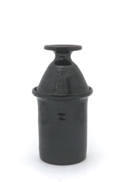 Jan van der vaart Netherlands early signed glazed ceramic unique lidded vessel 1961
