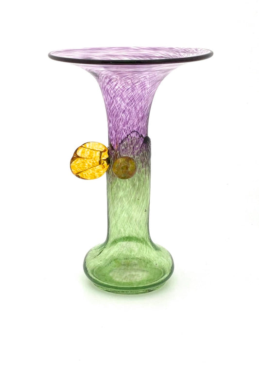Kosta Boda Sweden vintage Artist Collection Wind Pipe vase Bertil Vallien signed