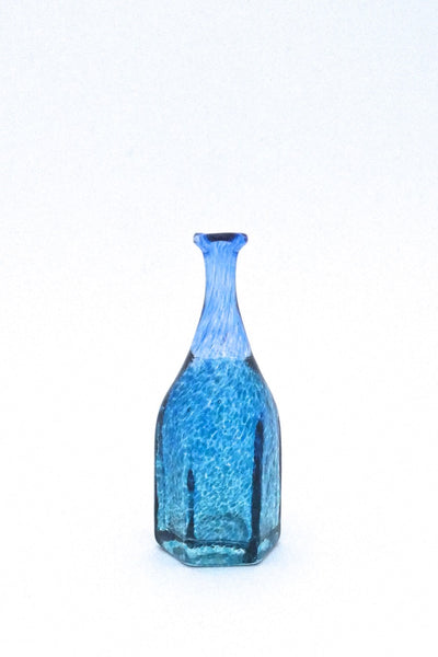 Bertil Vallien for Kosta Boda Sweden vintage miniature Antikva bottle vase Artist Collection signed Scandnavian Modern design