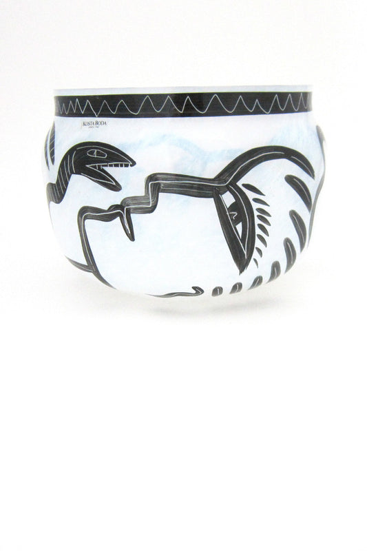 Kosta Boda Ulrica Hydman Vallien Caramba bowl