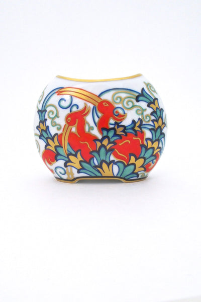 Kurt Wendler for Rosenthal Germany vintage Art Deco porcelain Indra vase 1920s