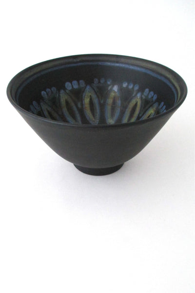 Laholm Sweden vintage Scandinavian ceramic bowl by Olof Larsson