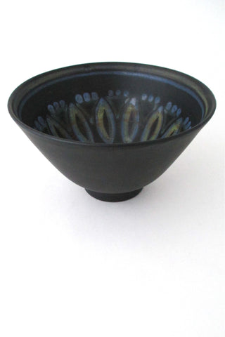 Laholm Sweden vintage Scandinavian ceramic bowl by Olof Larsson