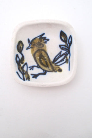 Lotte Bostlund Canada vintage mid century ceramic bird dish 3