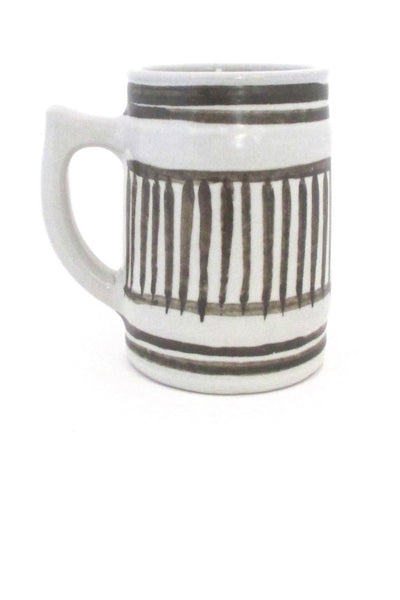 Lotte Canada glazed ceramic mug Canadian studio pottery Lotte lamp