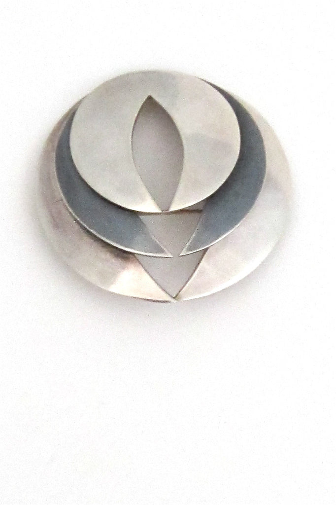 Maricela Mexico silver modernist brooch