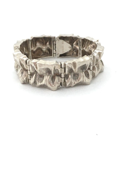 Matti Hyvarinen textured silver bracelet ~ 1973
