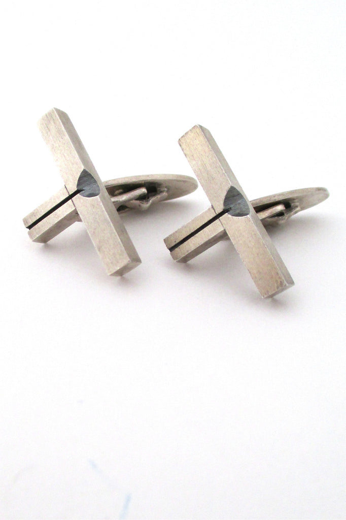 N E From modernist cufflinks