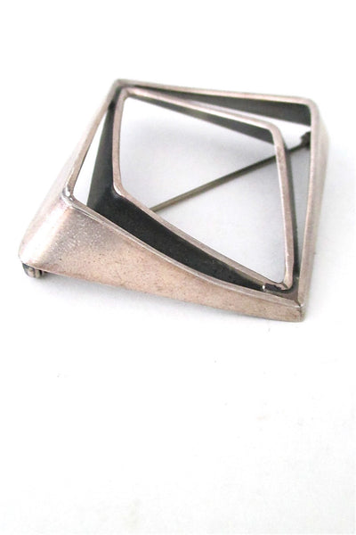 Norway Design Plus Studio Norway vintage silver large Amphi brooch