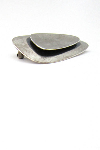 Otto Robert Bade (ORB) silver brooch
