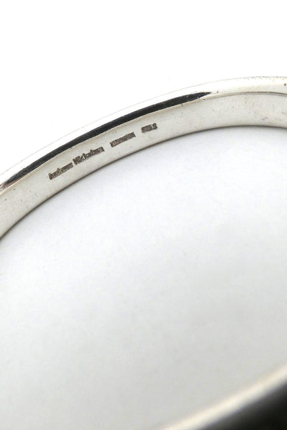 Andreas Mikkelsen Denmark heavy silver bangle bracelet