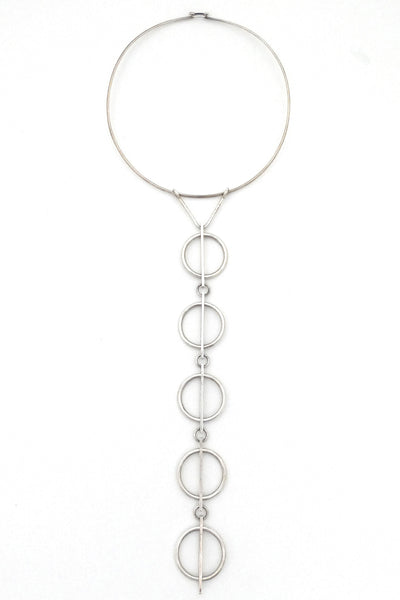 Hans Hansen extra long pendant by Bent Exner ~ rare