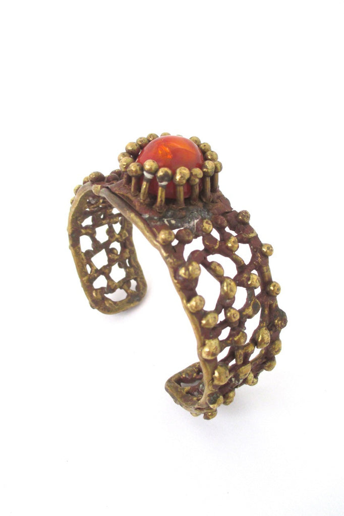 Pal Kepenyes signed cuff bracelet