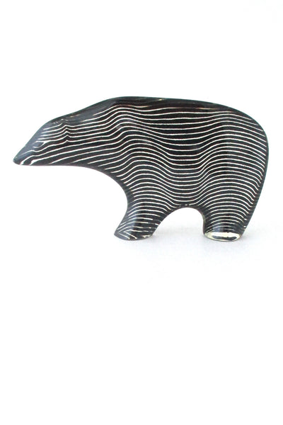 Palatnik Brazil vintage modernist acrylic polar bear sculpture