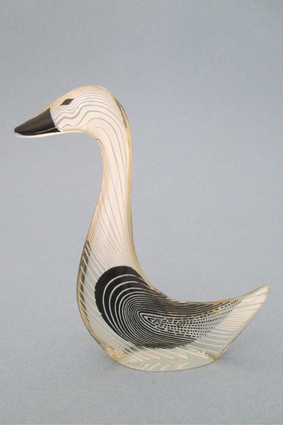 Palatnik Brazil vintage acrylic modernist swan sculpture