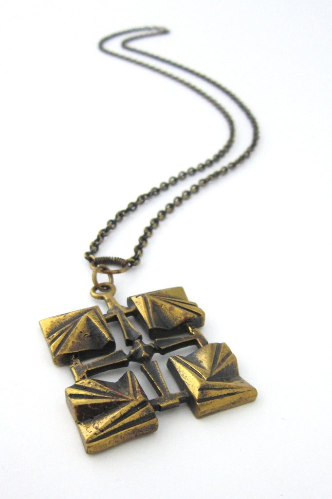 Pentti Sarpaneva Finland bronze necklace