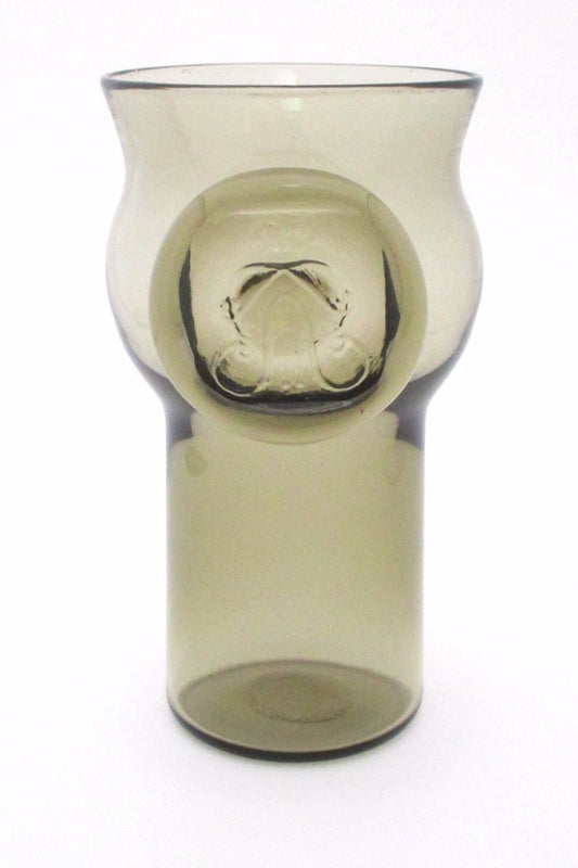 Norway Design Plus Studios vintage blown glass mid century modern vase by Richard Duborgh