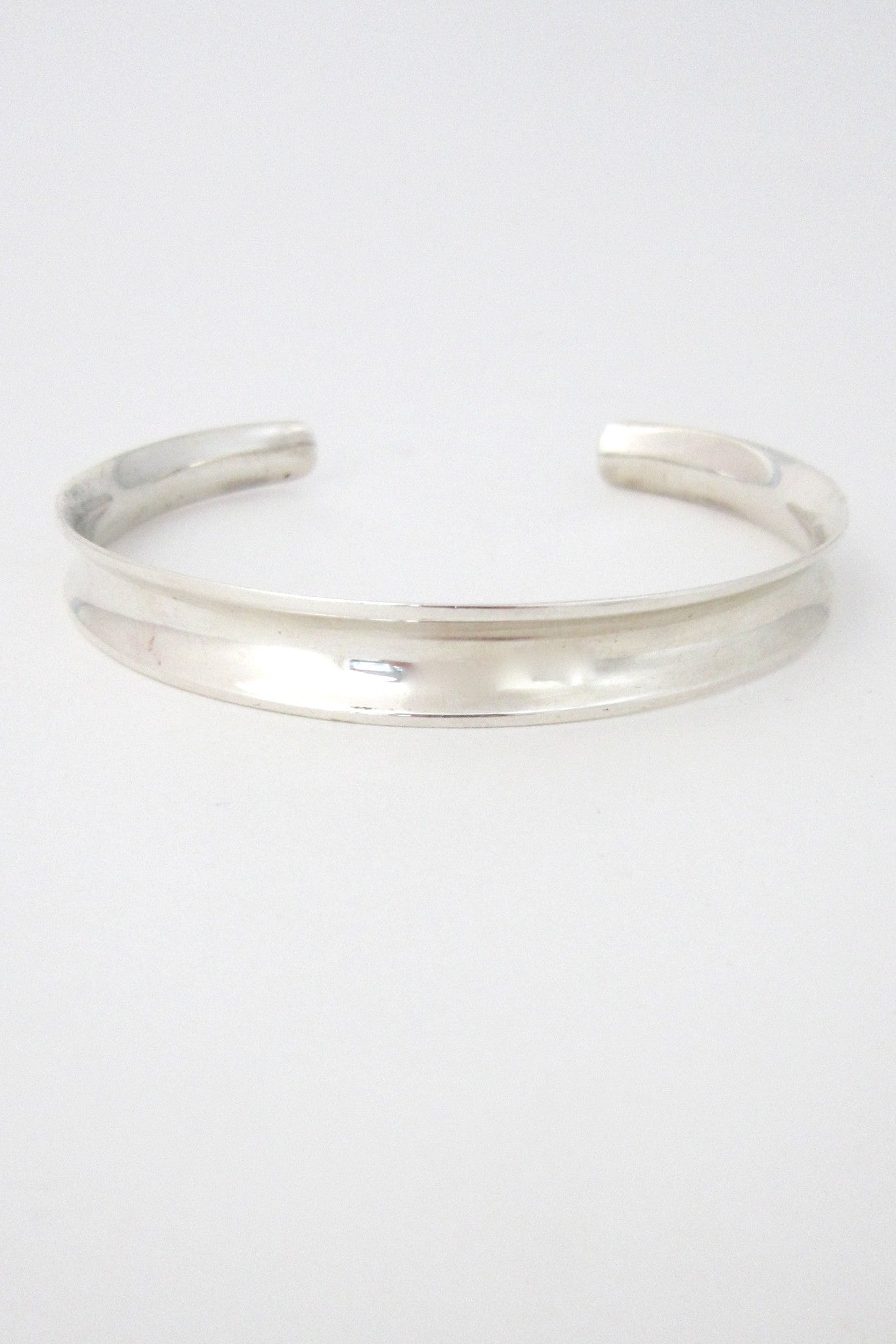 Poul Warmind Denmark vintage silver modernist cuff bracelet