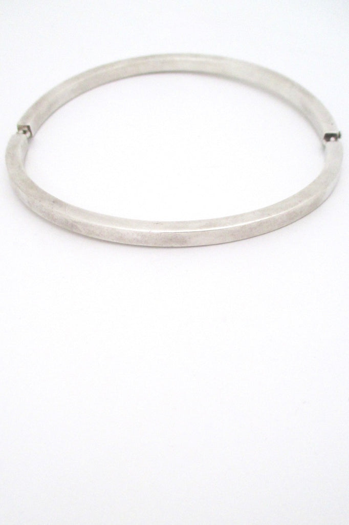 Jose Maria Puig Doria Spain vintage modernist silver choker mid century modern jewellery