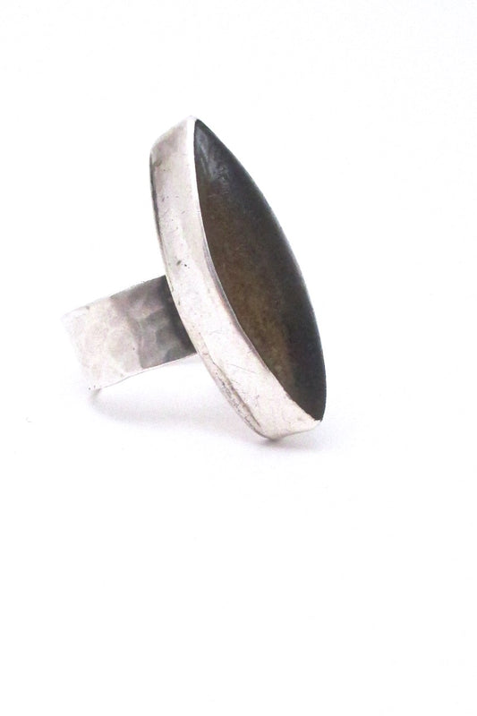 Rafael Alfandary Canada vintage extra large ring in sterling silver