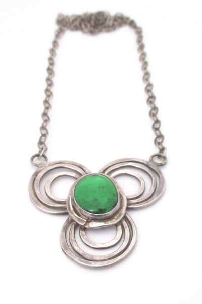 Rafael Canada rare sterling silver with clear green necklace – Samantha ...