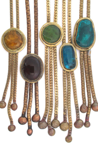 Rafael long tassel necklace