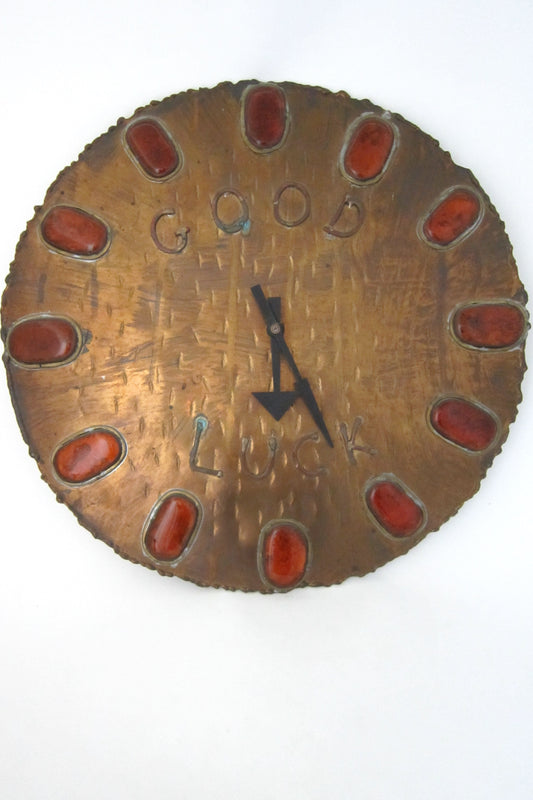 Rafael Canada large vintage wall clock signed & dated 1974