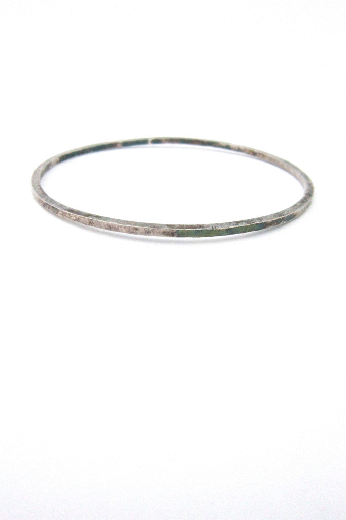 Rey Urban for A Fausing Denmark hammered silver bangle