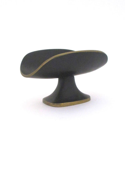 Richard Rohac Austria mid century bronze small footed dish