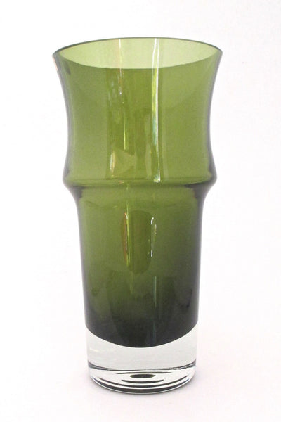 Riihimaki Finland vintage cased glass vase by Tamara Aladin