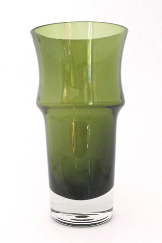 Riihimaki Finland vintage cased glass vase by Tamara Aladin