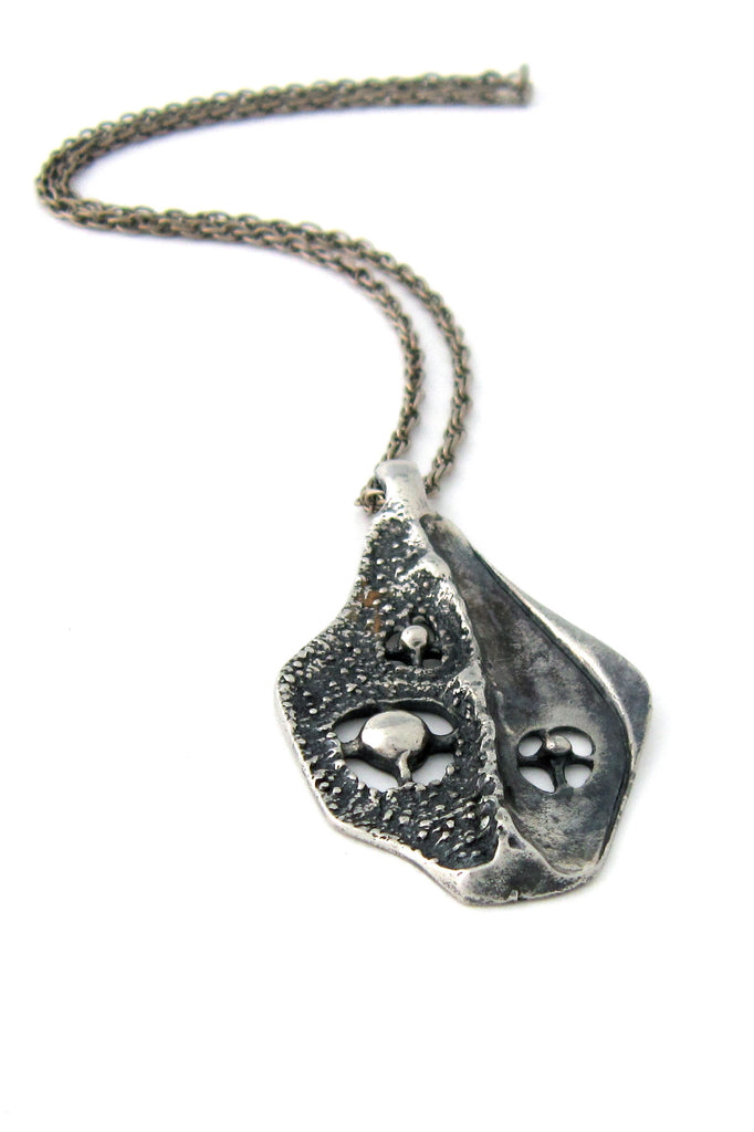 Robert Larin Canada pewter necklace
