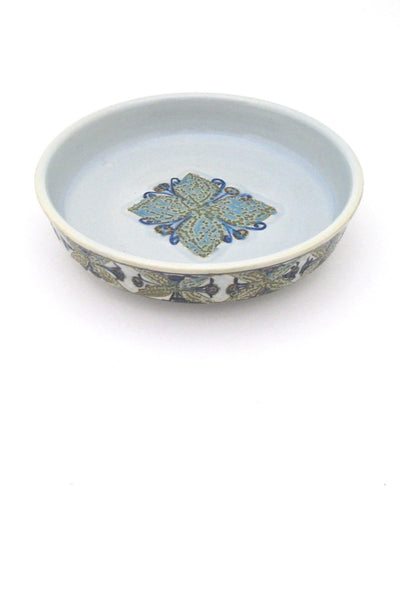 Royal Copenhagen Denmark vintage ceramic Baca faience dish by Grethe Helland