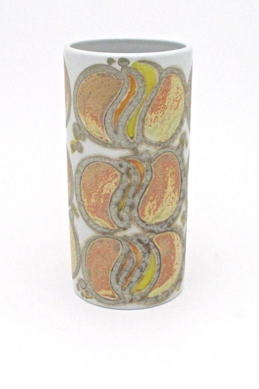 Royal Copenhagen Denmark vintage matte glazed faience Baca vase by Ellen Malmer