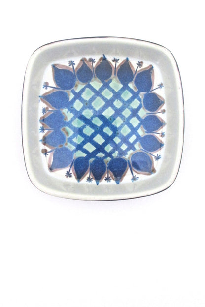 Royal Copenhagen Denmark vintage ceramic faience Tenera flower dish Marianne Johnson