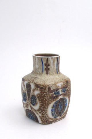 Nils Thorsson for Royal Copenhagen Denmark vintage diminutive Baca faience vase