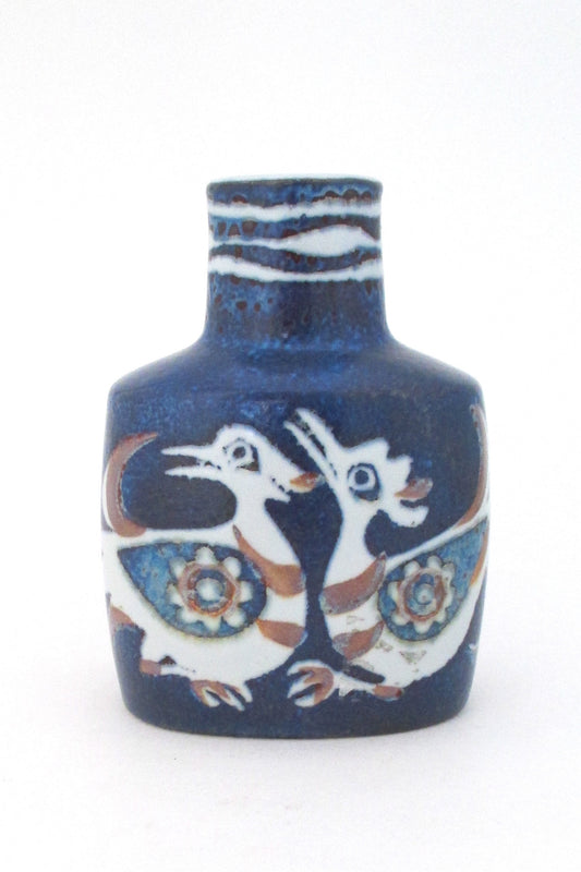 Royal Copenhagen Denmark vintage Baca birds vase by Nils Thorssen