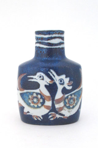 Royal Copenhagen Denmark vintage Baca birds vase by Nils Thorssen