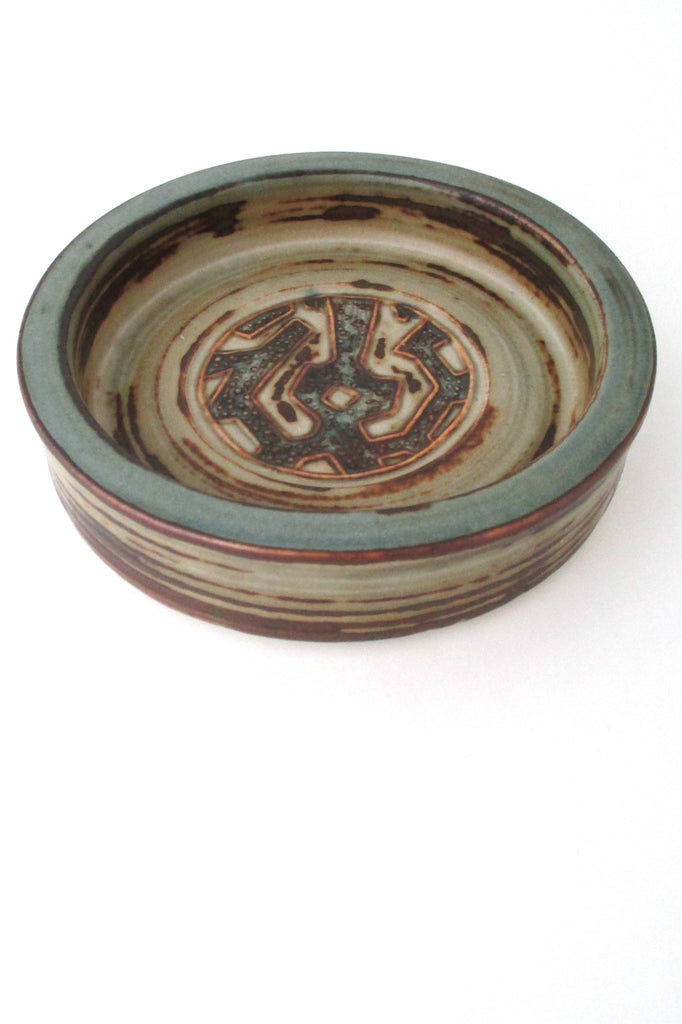 Royal Copenhagen Denmark vintage Scandinavian stoneware bowl by Jorgen Mogensen