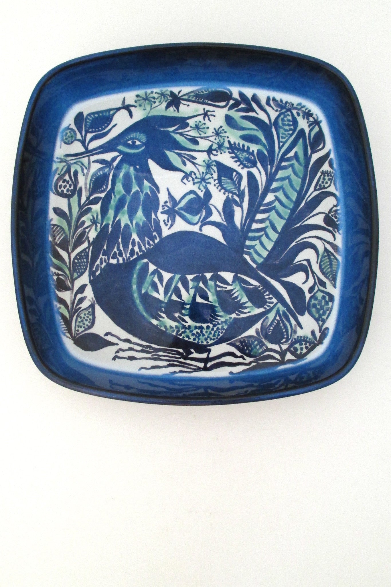 Royal Copenhagen Denmark vintage Tenera large bird dish by Marianne Johnson