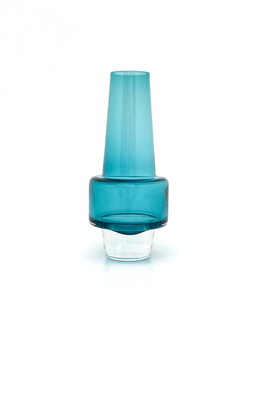 Sea Glasbruk Sweden vintage cased glass petite vase Scandinavian Mid Century Modern design