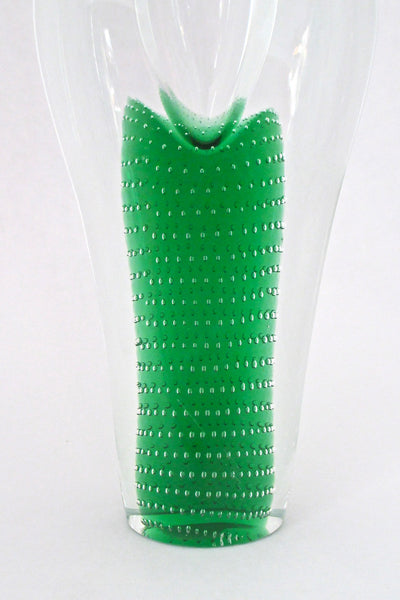 Pavel Juda for Skrdlovice blown glass vase